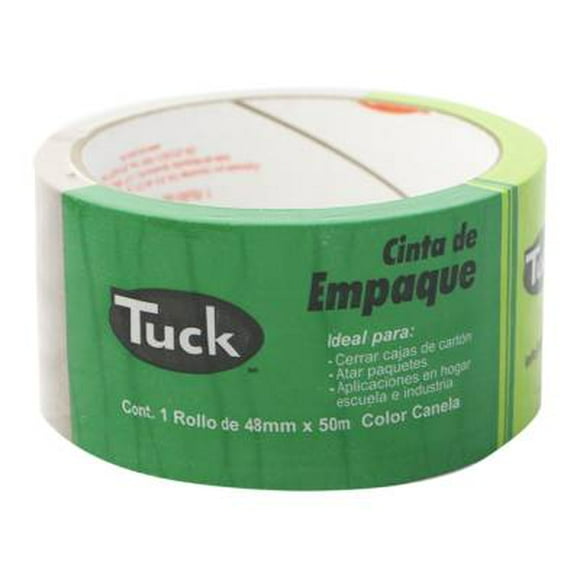 Cinta de empaque Tuck Canela 48 mm x 50 m 1 Pieza