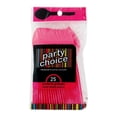 thumbnail image 1 of Cucharas desechables Party Choice grandes color rosa 25 pzas, 1 of 4