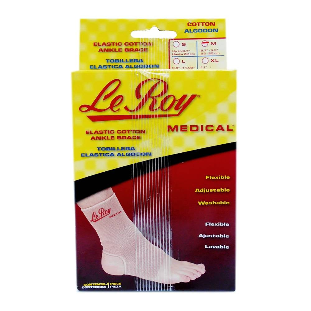 Tobillera elástica Le Roy Medical de algodón mediana 1 pza | Walmart en