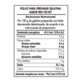 thumbnail image 3 of Polvo para preparar gelatina D´Gari con leche sabor red velvet 120 g, 3 of 4