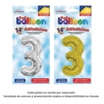 thumbnail image 1 of Globo Metálico Foil Balloon Número 3 Varios Modelos 1 pza, 1 of 4