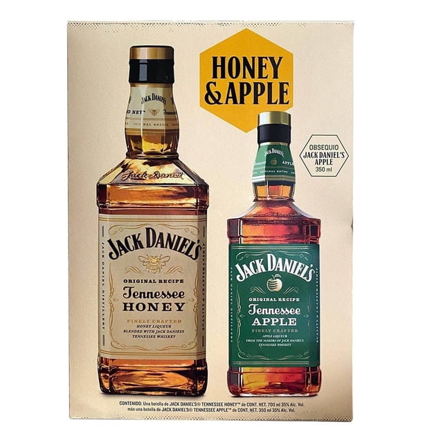 Whiskey Jack Daniels Tennessee honey 700 ml + 1 Jack Daniels apple 350 ml