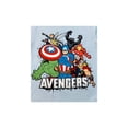 thumbnail image 3 of Pijama Marvel Talla 4 Manga Corta Print Avengers Azul, 3 of 4