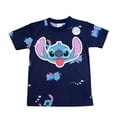 thumbnail image 2 of Pijama Lilo y Stich Talla 10 Niño Manga Corta Azul, 2 of 4