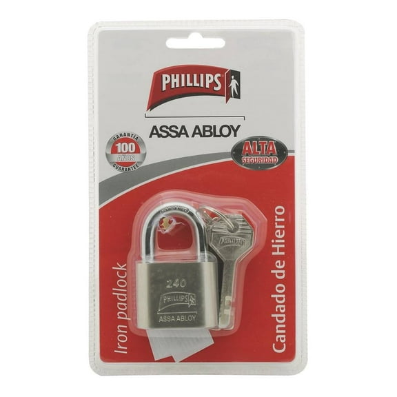 Candado de Hierro Phillips Assa Abloy 40 mm
