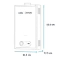 thumbnail image 4 of Calentador de agua Mabe Instantáneo Gris Gas Nat 1.5 Servicios 10L/min CIM102SNA, 4 of 4