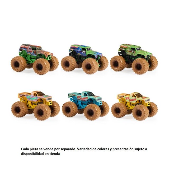 Vehículo Monster Jam Monster Mudders 1:64 Varios Modelos 1 Pieza