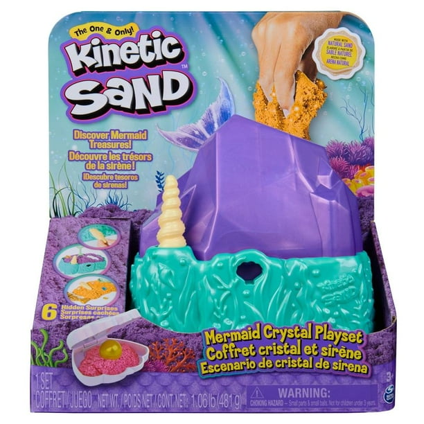 Set de Juego Spin Master Kinetic Sand Mermaid Crystal Playset