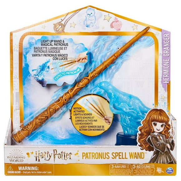 Role Play Spin Master Wizarding World Varita Feature Patronus Hermione Azul