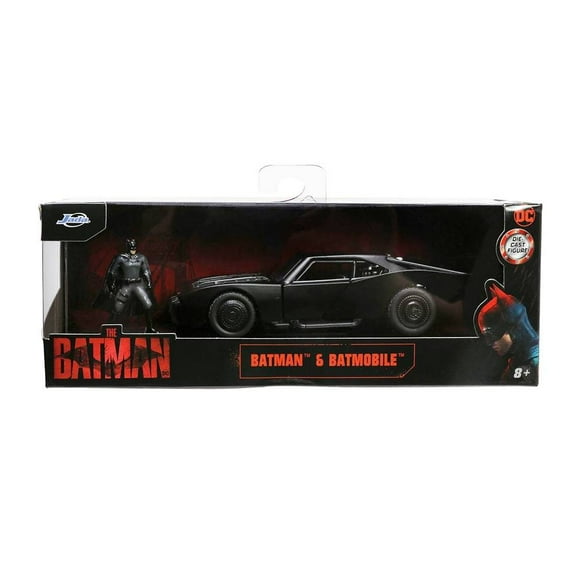 Vehículo Batman Batimóvil 1:32 con Figura Negro