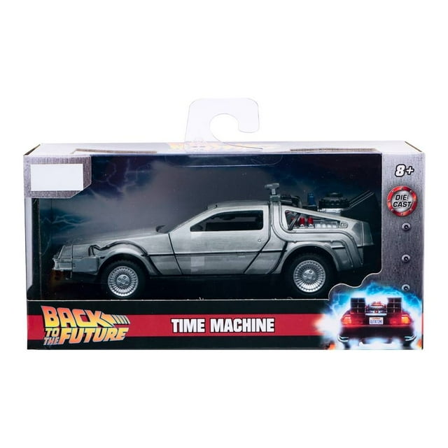Coche Hollywood Pictures A Escala Time Machine Volver Al Futuro Gris