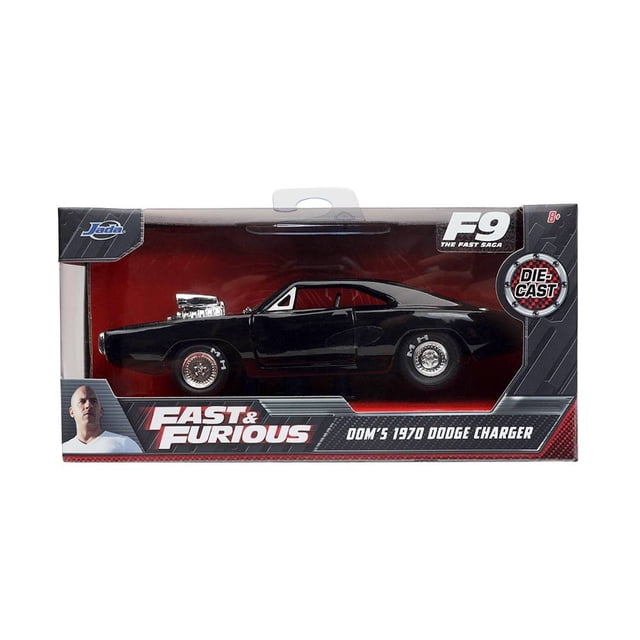 Vehículo Rápido y Furioso Dom´s 1970 Dodge Charger 1:32 Negro