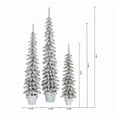 thumbnail image 2 of Árbol de Navidad Holiday Time Set de 3 Piezas Verde Nevado 150419032, 2 of 4