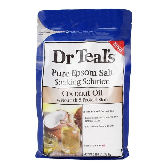 Sales corporales Dr. Teal's coconut oil salt scrub 1.36 kg