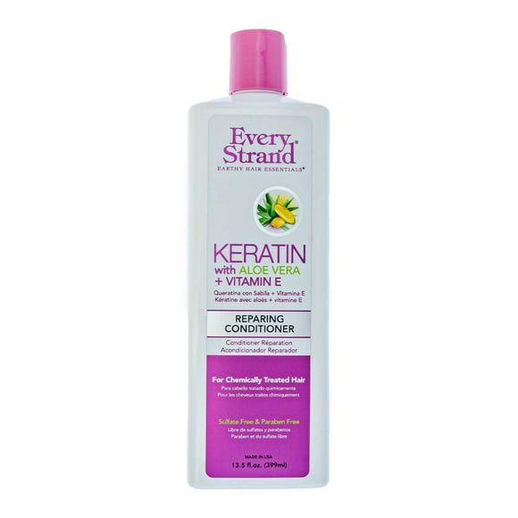 Acondicionador Every Strand reparador con keratina, aloe vera y vitamina e 399 ml