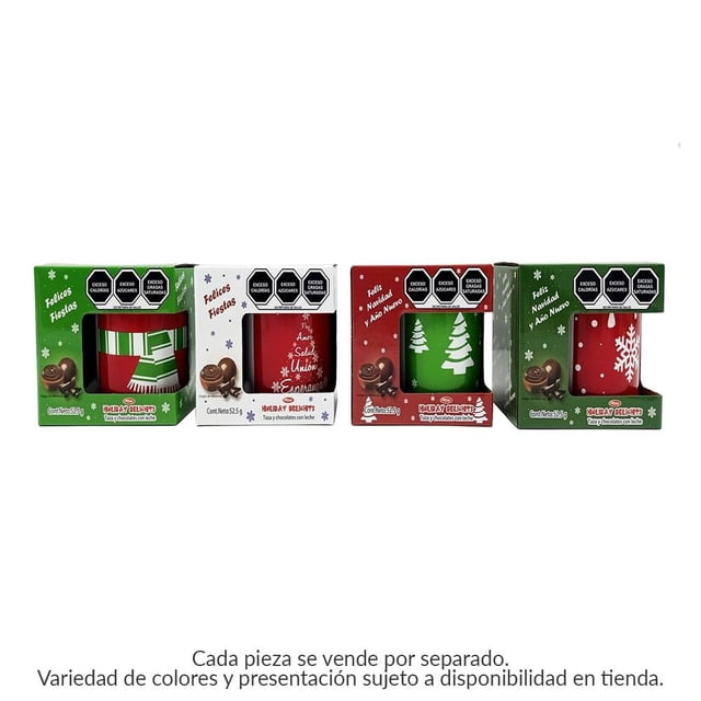 Taza con chocolates Forttuna Foods con leche 52.5 g varios modelos 1 pieza