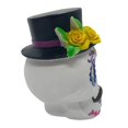 thumbnail image 4 of Decoración Way to Celebrate Cabeza de Hombre Calavera con Sombrero Negro, 4 of 4