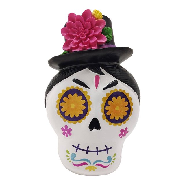 Calavera Sobrero con Flores Way to Celebrate Multicolor FGL31706-2