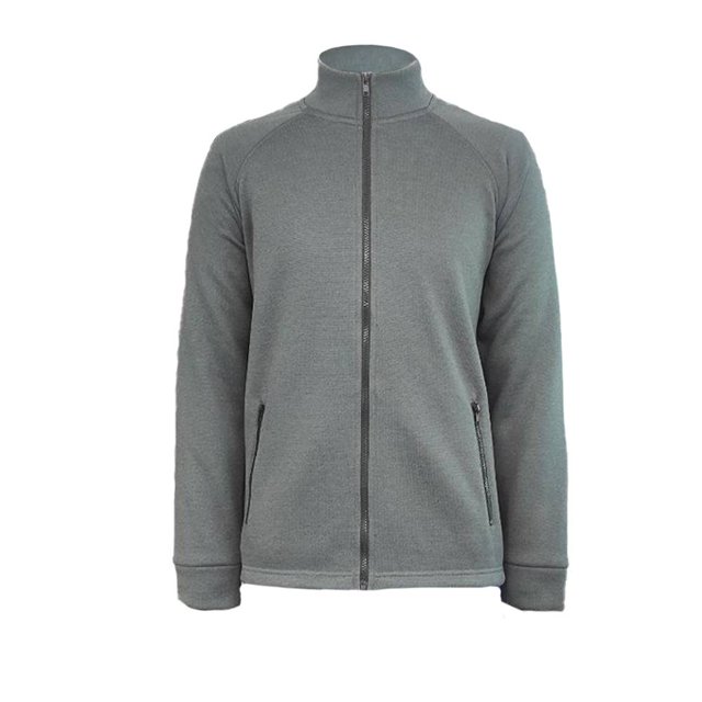 Chamarra George Talla M con Cierre Tipo Suéter de Cuello Alto Gris Oxford