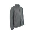 thumbnail image 3 of Chamarra George Talla M con Cierre Tipo Suéter de Cuello Alto Gris Oxford, 3 of 4