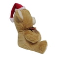 thumbnail image 2 of Peluche Navideño Holiday Time Oso con Cinta y Gorro Café de 21 cm, 2 of 3