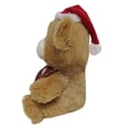 thumbnail image 3 of Peluche Navideño Holiday Time Oso con Cinta y Gorro Café de 21 cm, 3 of 3