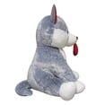 thumbnail image 2 of Peluche de San Valentín Way to Celebrate! Bebé Lobo Sentado Corazón Rojo 85cm Color Gris, 2 of 4