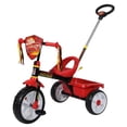 thumbnail image 1 of Triciclo Apache Cars Grande Deluxe con Barra de Empuje Rojo, 1 of 4