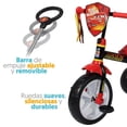 thumbnail image 3 of Triciclo Apache Cars Grande Deluxe con Barra de Empuje Rojo, 3 of 4