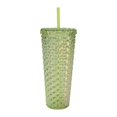 thumbnail image 1 of Vaso con Popote Mainstays Texturizado Nacarado 770 ml Verde, 1 of 2