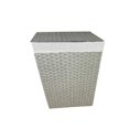 thumbnail image 1 of Cesta para Ropa Mainstays Rattan Forrada con Tapa Gris, 1 of 4