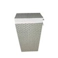 thumbnail image 3 of Cesta para Ropa Mainstays Rattan Forrada con Tapa Gris, 3 of 4