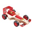 thumbnail image 1 of Auto de Carreras Armable Stanley Jr. Retráctil de Madera Rojo, 1 of 4
