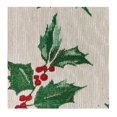 thumbnail image 2 of Mantel Holiday Time Individual Diseño de Hojas Noche Buena con Textura Beige, 2 of 4