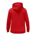 thumbnail image 2 of Sudadera para Mujer Fuit Of The Loom Talla M Sudadera c/cierre y Capucha Rojo, 2 of 4