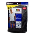 thumbnail image 1 of Playera Fruit of the Loom Talla M Cuello V Negro 3 Piezas, 1 of 4
