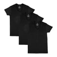 thumbnail image 2 of Playera Fruit of the Loom Talla M Cuello V Negro 3 Piezas, 2 of 4
