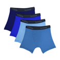 thumbnail image 3 of Bóxer Fruit of the Loom Talla EG Low Rise Azul 4 Piezas, 3 of 4