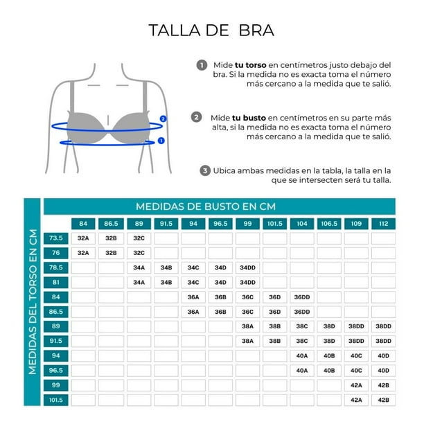 Estados Unidos Tallas De Brasier Equivalencias Talla 34b Medidas
