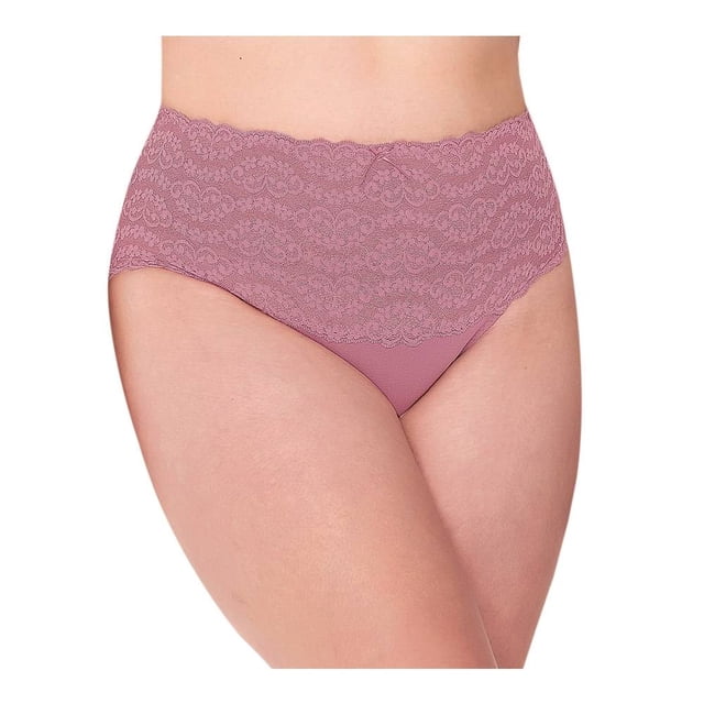 Pantaleta Ilusión para Mujer, Fajilla de Encaje Rosa Talla CH