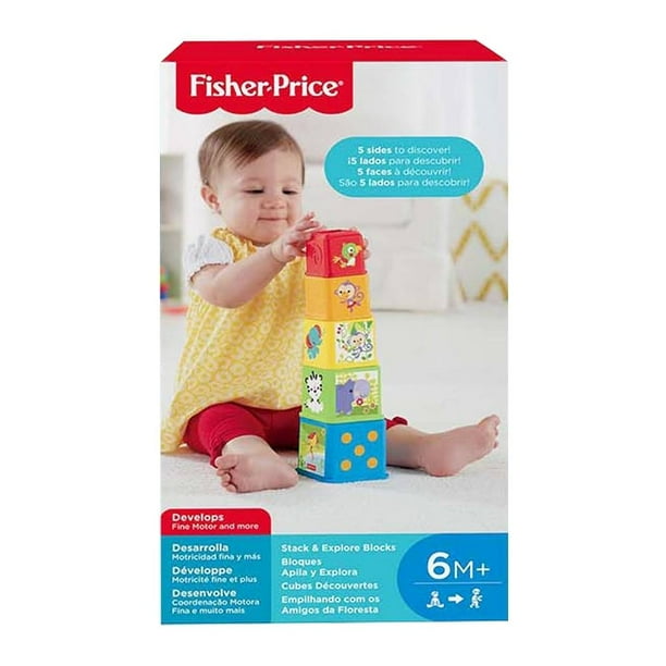 Juguete para Bebé Fisher Price Mattel Mis Primeros Bloques de