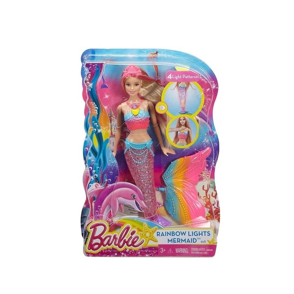 Barbie Sirena Luces de Arcoíris Walmart en línea