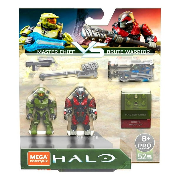 Set de Juego Mega Construx Halo Master Chief vs Brute Warrior