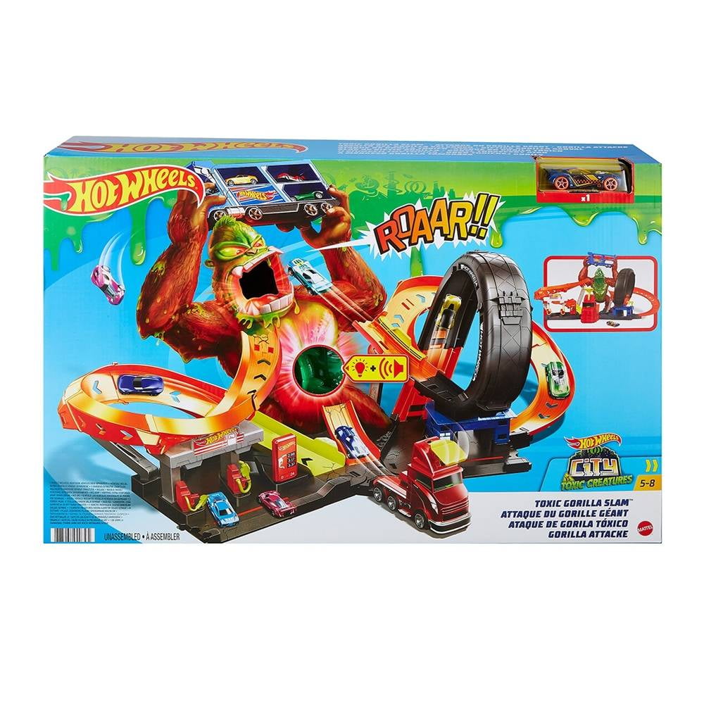 Juguete Pista De Gorila De Hot Wheels Hot Wheels City Pista De