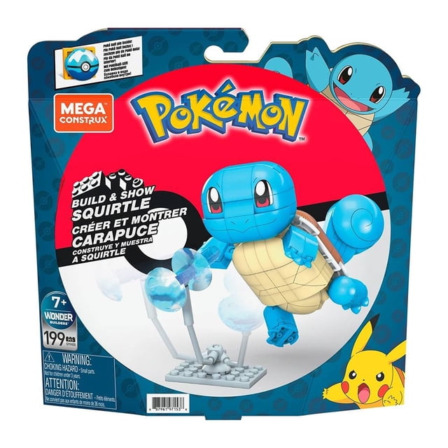 Juguete de Construcción Mega Construx Pokémon Squirtle Mediano