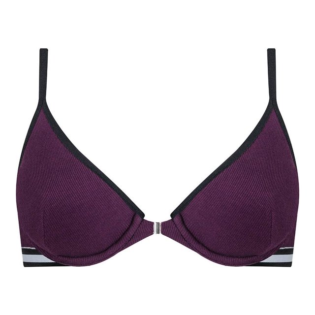 Brasier Fruit of the Loom Talla 34B Tela RIB Vino
