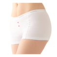 thumbnail image 3 of Bóxer Fruit Of The Loom para Mujer, Blanco con Botones Talla M, 3 of 3