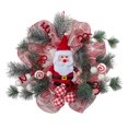 thumbnail image 1 of Decoración Navideña Holiday Time Corona de Santa, 1 of 4