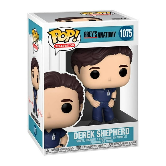 Figura Funko Pop Grey's Anatomy Derek Shepherd 4 Pulgadas