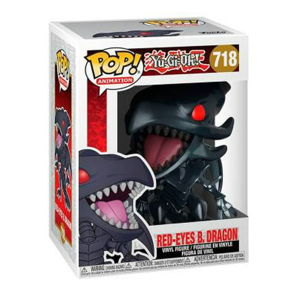Figura Funko Pop Yu-Gi-Oh Red Eyes B. Dragon 718, 4 Pulgadas